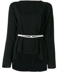 MM6 MAISON MARGIELA Pearl Detail Belted Top