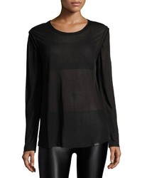 Koral Activewear Prime Long Sleeve Jersey Top Black