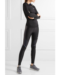 Nike Pro Cool Mesh Paneled Dri Fit Stretch Jersey Top Black