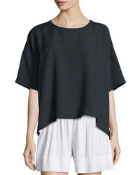Vince Short Sleeve Square Top