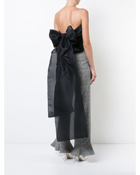 Rosie Assoulin Strapless Bow Back Top