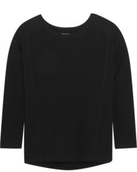 DKNY Stretch Pima Cotton Jersey Top Black