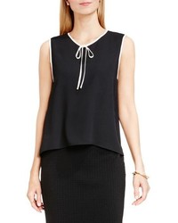 Vince Camuto Tie Neck Sleeveless Blouse