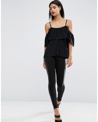 Asos Top With Cold Shoulder