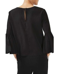 Topshop Trumpet Sleeve Blouse