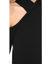 Milly Wrap Keyhole Neck Top