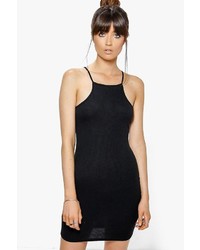 Boohoo Beatrice Strappy Rib Basic Bodycon Dress