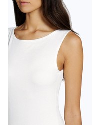 Boohoo Olivia Geo Waffle Bodycon Dress