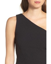 Vince Camuto Crepe One Shoulder Body Con Dress