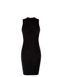 Exclusives New Look Black High Neck Bodycon Dress