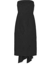 Rebecca Vallance Harlow Bow Detailed Cloqu Dress