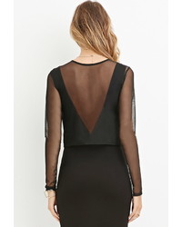 Forever 21 Layered Mesh Bodycon Dress