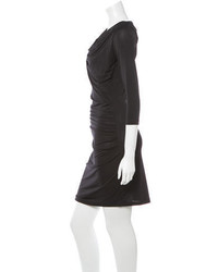 Roberto Cavalli Pleated Bodycon Dress