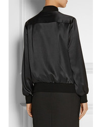 ADAM by Adam Lippes Adam Lippes Silk Satin Bomber Jacket