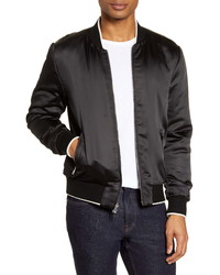 Paige Adams Tipped Bomber Jacket