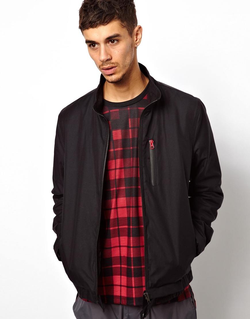 Asos Black Bomber Jacket 97 Asos Lookastic 