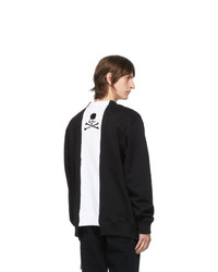 Mastermind World Black And White Patchwork Sweatshirt