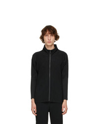 Homme Plissé Issey Miyake Black Basic Zip Up Jacket