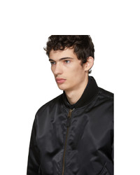 Balenciaga Black Campaign Bomber Jacket