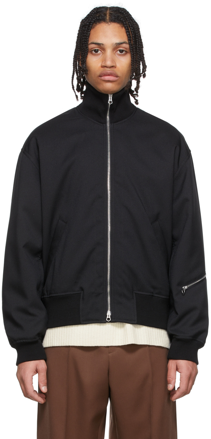 Jil Sander Black Gabardine Jacket, $1,450 | SSENSE | Lookastic