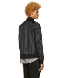 Public School Black Hargreaves Bomber Jacket