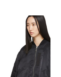 Sacai Black Ma 1 Bomber Jacket