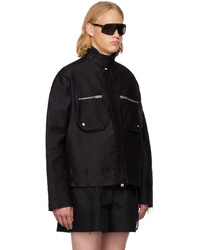 ADYAR Black Paneled Jacket