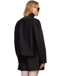 ADYAR Black Paneled Jacket