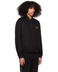 VERSACE JEANS COUTURE Black Patch Bomber