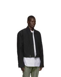 Fear Of God Black Sixth Collection Bomber Jacket