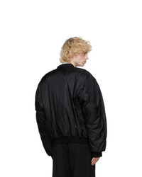 Balenciaga Black Steroid Bomber Jacket