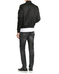 DSQUARED2 Bomber Jacket With Zippers
