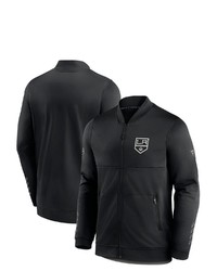 FANATICS Branded Black Los Angeles Kings Locker Room Full Zip Jacket