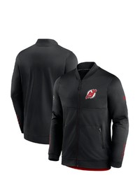 FANATICS Branded Black New Jersey Devils Locker Room Full Zip Jacket At Nordstrom
