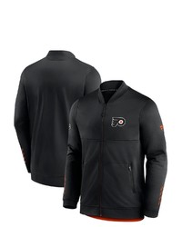 FANATICS Branded Black Philadelphia Flyers Locker Room Full Zip Jacket At Nordstrom
