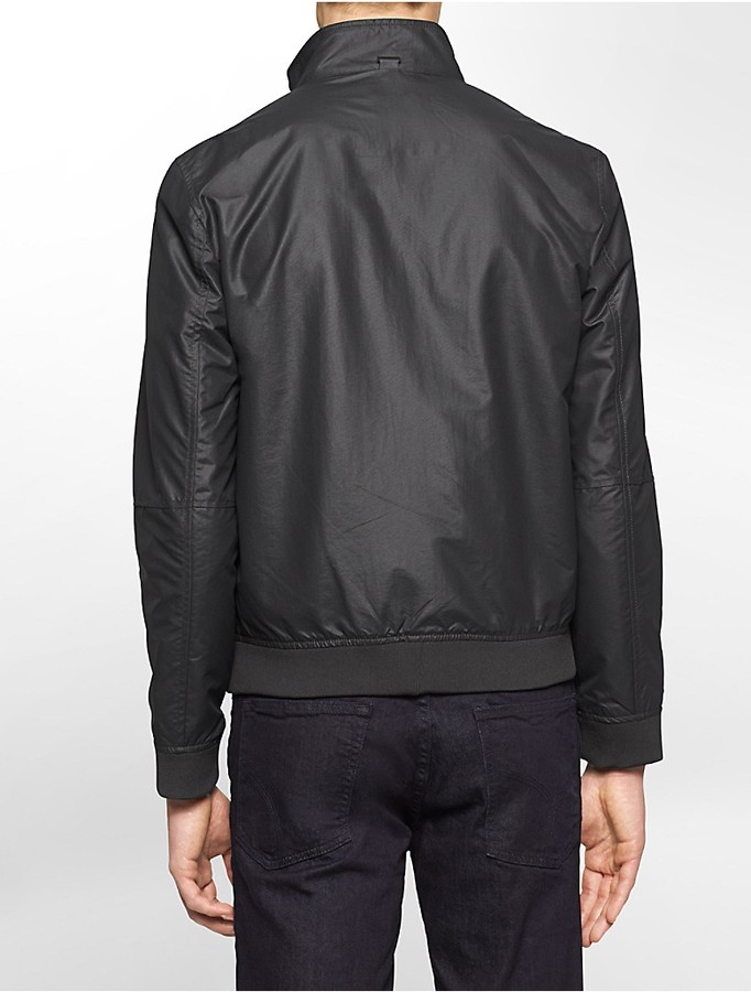 Calvin Klein Coated Bomber Jacket, $98 | Calvin Klein | Lookastic.com