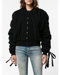 Magda Butrym Clarice Ruched Bomber Jacket