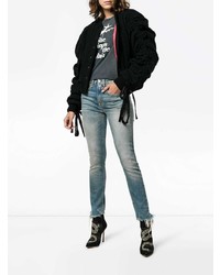 Magda Butrym Clarice Ruched Bomber Jacket