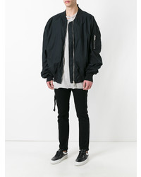 Unravel Project Classic Bomber Jacket Black
