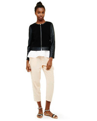 Club Monaco Dee Perforated Soft Bomber
