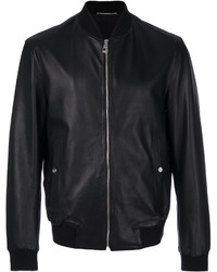 Versace Collection Zipped Bomber Jacket