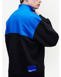 KARL LAGERFELD JEANS Colour Block Zip Up Sweatshirt