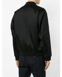 Education From Youngmachines Contrast Patch Bomber Jacket