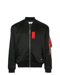Education From Youngmachines Contrast Patch Bomber Jacket