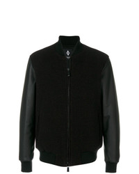 Marcelo Burlon County of Milan Contrast Sleeve Varsity Jacket
