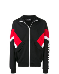 Love Moschino Contrasting Panel Bomber Jacket
