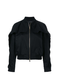 Federica Tosi Cut Out Shoulder Bomber Jacket