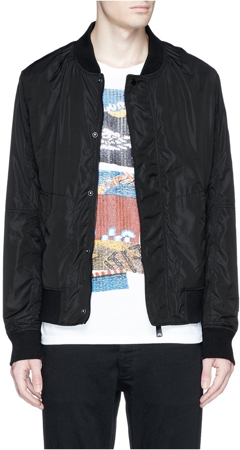 Denham Jeans Denham Ma1 Bomber Jacket, $390 | Lane Crawford