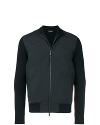 Z Zegna Fitted Bomber Jacket