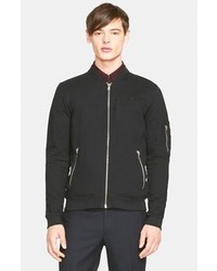 The Kooples French Terry Bomber Jacket